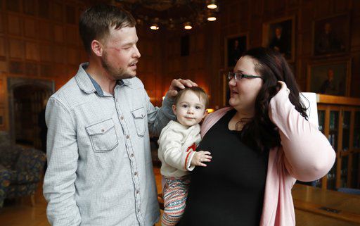 Tearful meeting for pair forever linked by face transplant
